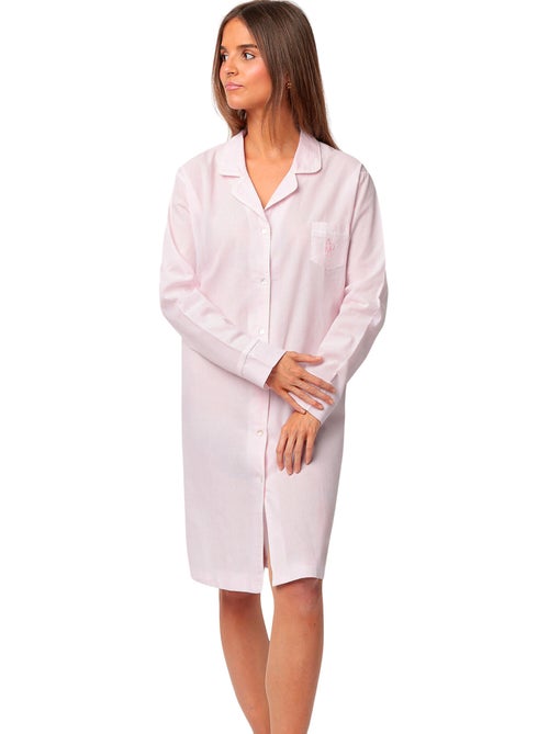 Nachthemd met lange mouwen stripes home - Kiabi Nachthemd met lange mouwen stripes home - Kiabi
