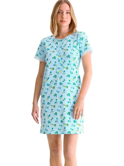 Nachthemd met slipe mouwen bloomy - Kiabi Nachthemd met slipe mouwen bloomy - Kiabi