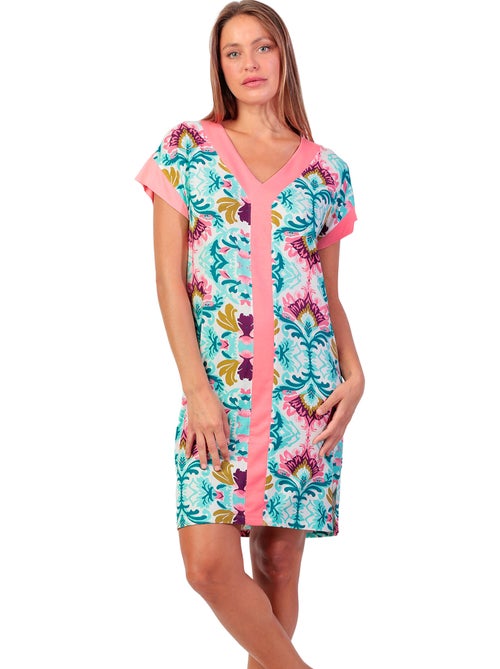 Nachthemd met slipe mouwen colorful luxury - Kiabi
