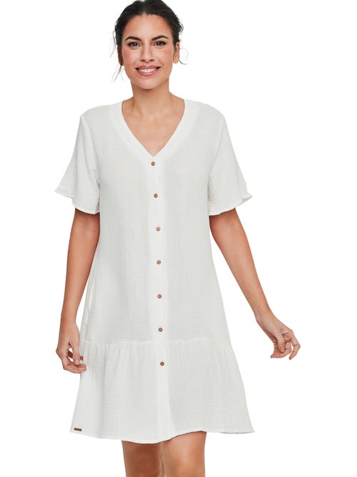 Nachthemd met slipe mouwen homewear p119 - Kiabi