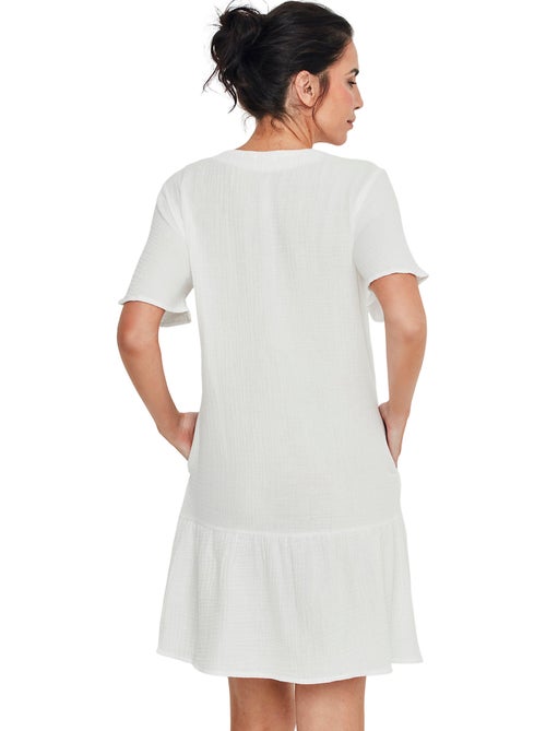 Nachthemd met slipe mouwen homewear p119 - Kiabi