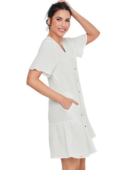 Nachthemd met slipe mouwen homewear p119 - Kiabi