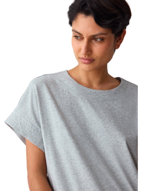Nachthemd met slipe mouwen minimalistic - Kiabi