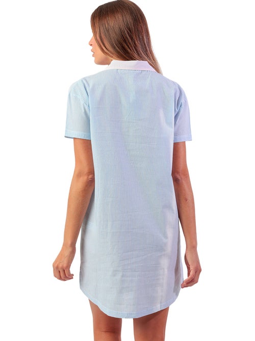 Nachthemd met slipe mouwen stripes home - Kiabi Nachthemd met slipe mouwen stripes home - Kiabi