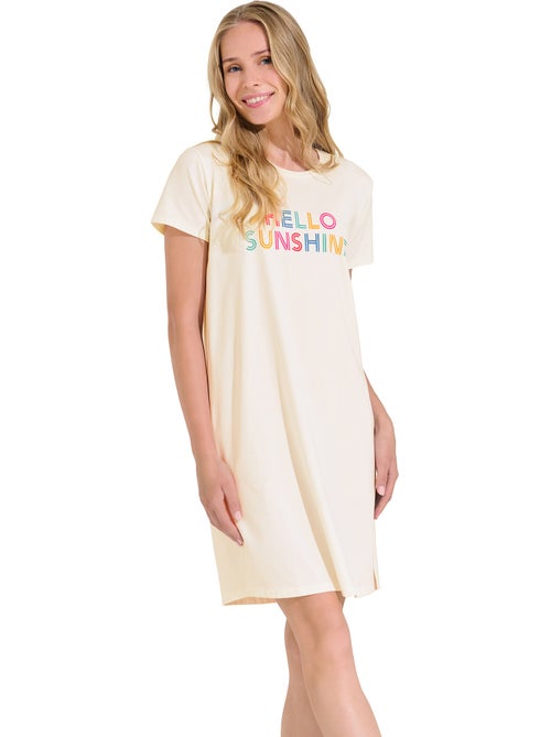 Nachthemd met slipe mouwen summer - Kiabi Nachthemd met slipe mouwen summer - Kiabi
