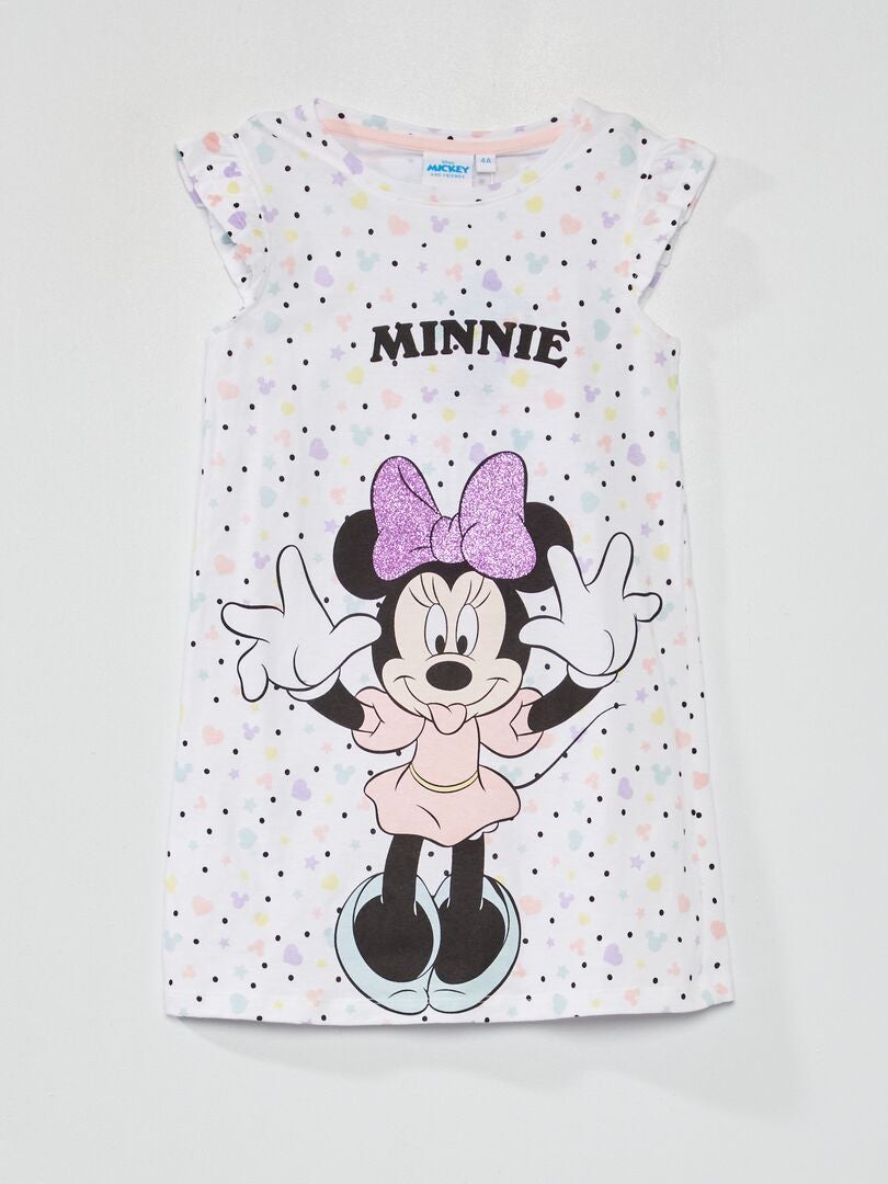 Nachthemd 'Minnie' 'Disney' wit - Kiabi