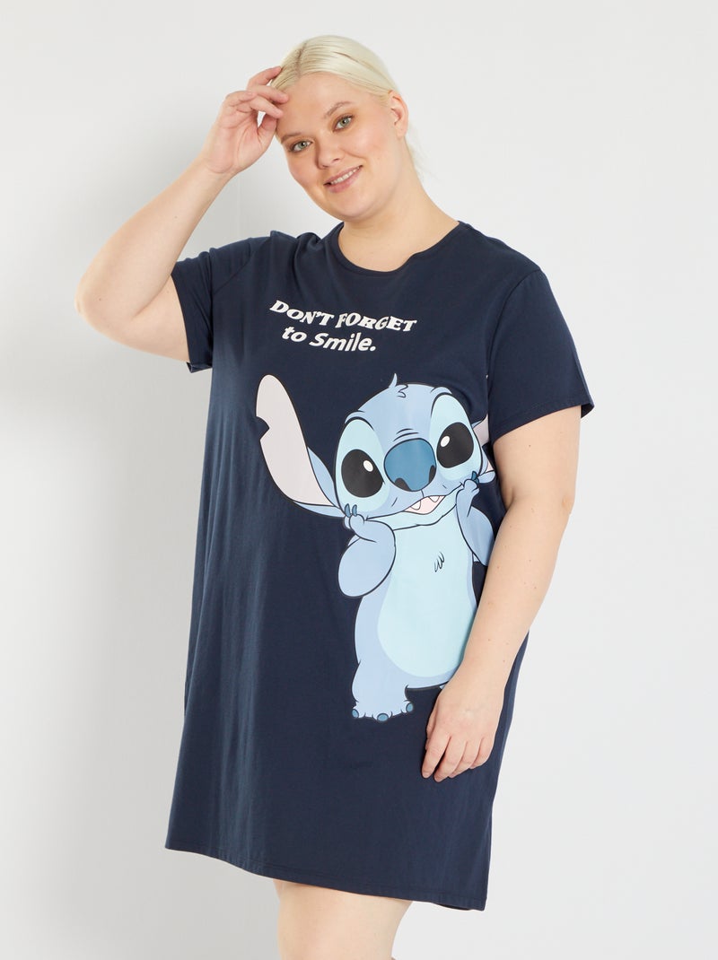 Nachthemd 'Stitch' BLAUW - Kiabi