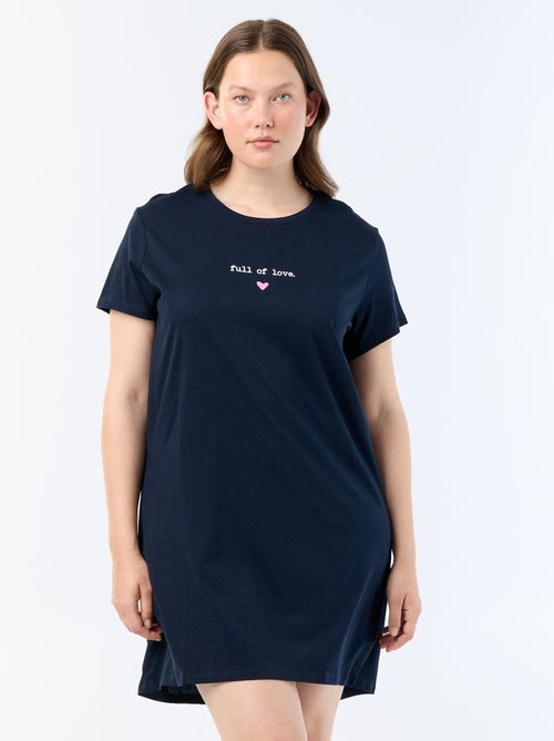Nachthemd van jersey - Kiabi