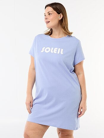 Nachthemd van jersey