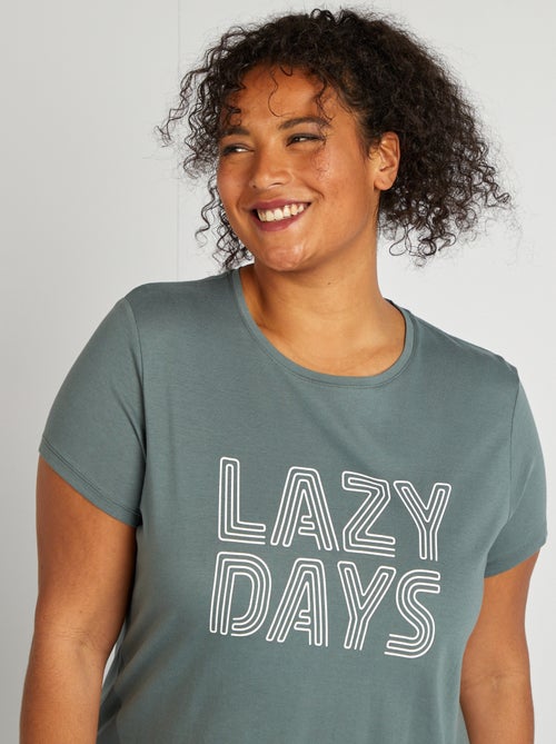 Nachthemd van jersey - Kiabi