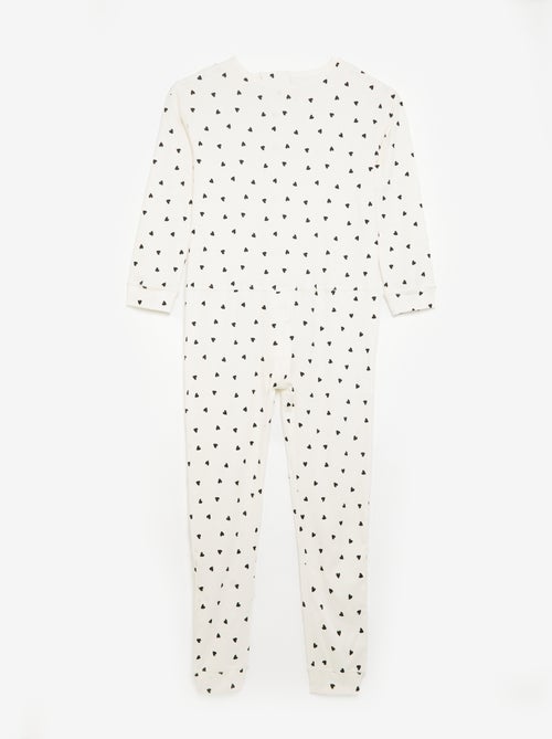 Nachtoverall met ritssluiting - Makkelijk aan te trekken - Kiabi