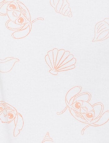 Nachtset 'Disney' - body met volantmouwtjes + short