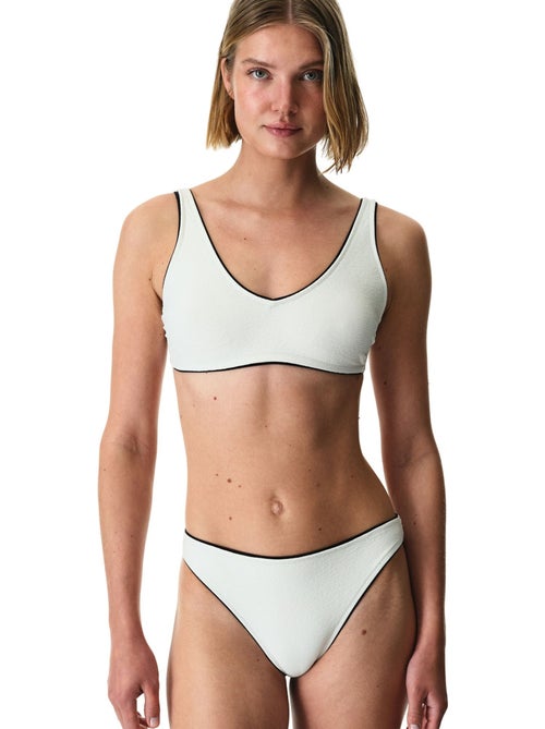 Nadia bikinibroekje met structuur en middelhoge taille penti - Kiabi Nadia bikinibroekje met structuur en middelhoge taille penti - Kiabi