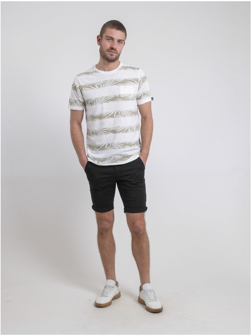 Nadiland t-shirt met ronde hals van puur katoen Ecru - Kiabi