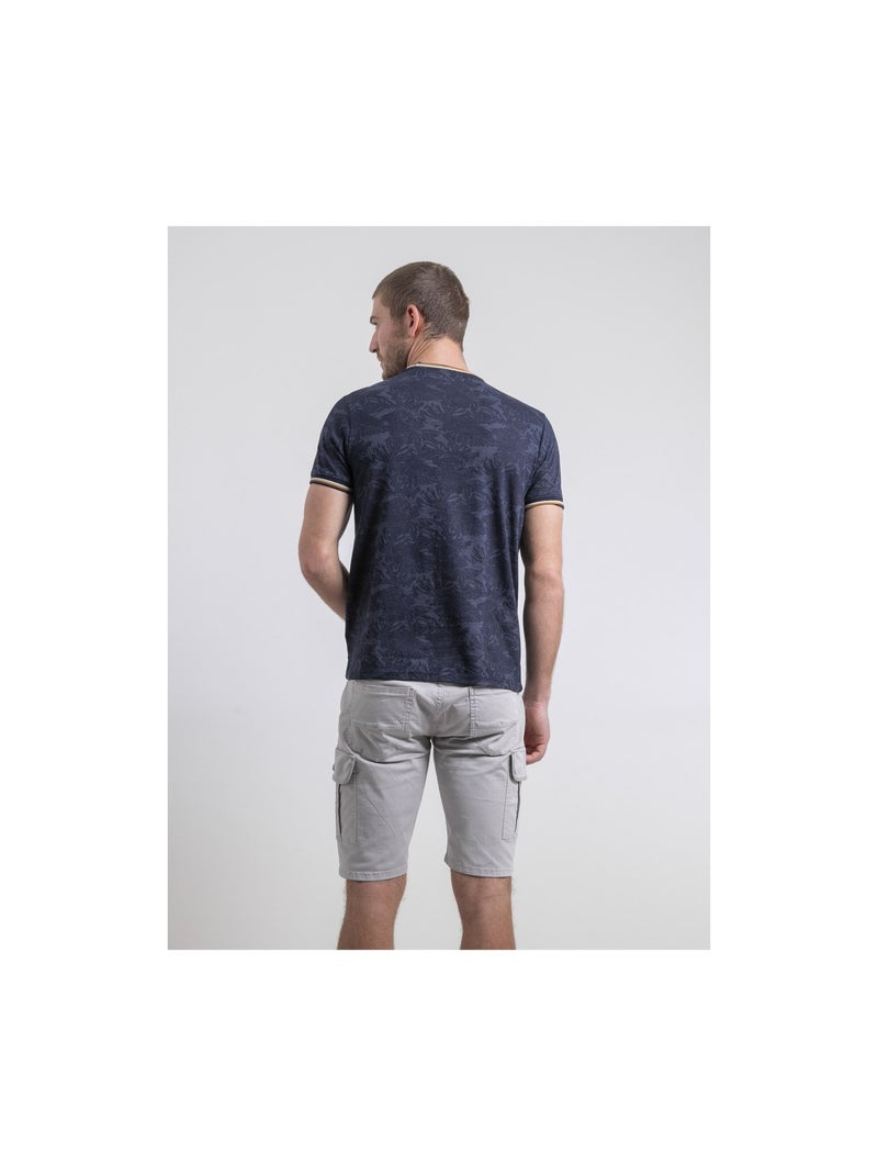 Nadomax t-shirt met ronde hals van puur katoen Marineblauw - Kiabi