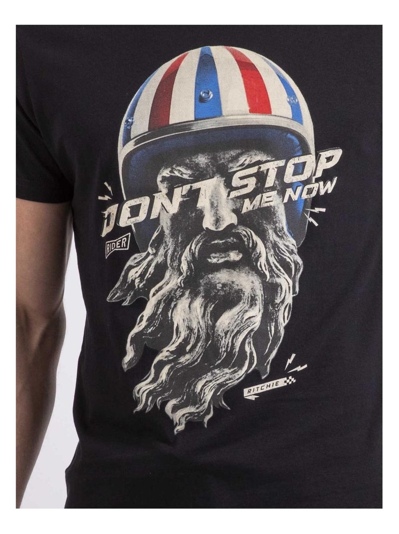 Nalubad t-shirt met ronde hals Zwart - Kiabi