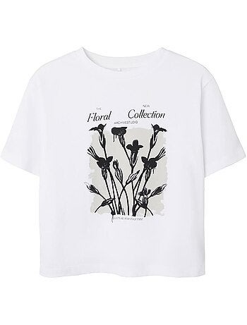 Name it agmar wit t-shirt voor meisjes