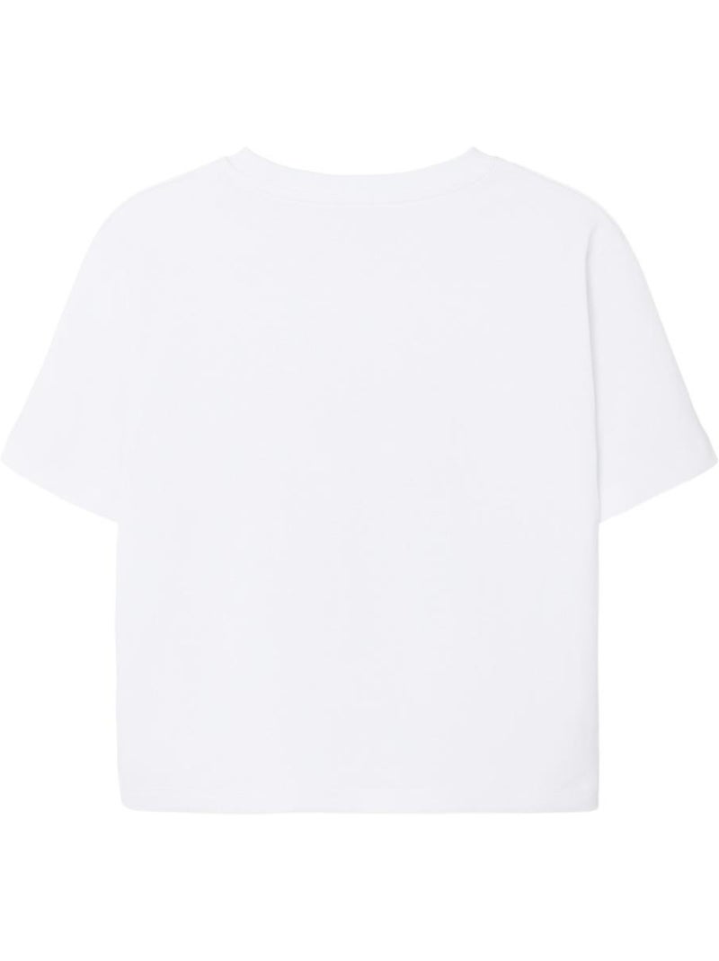 Name It Agmar Wit T-shirt voor Meisjes Wit Zwart Grijs - Kiabi
