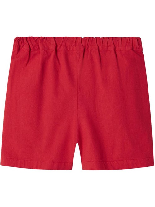 Name it alinnen kort meisjes broekje rood - Kiabi Name it alinnen kort meisjes broekje rood - Kiabi