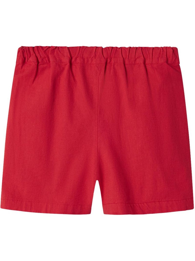 Name it alinnen kort meisjes broekje rood Rood - Kiabi