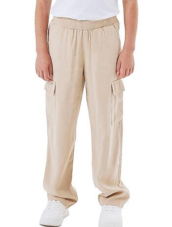 Name it bella beige meisjes broek