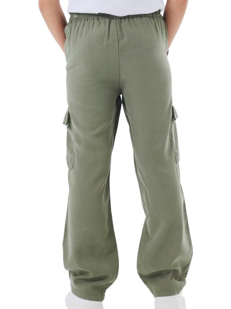Name It Bella kaki soepele broek voor meisjes Groen - Kiabi
