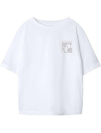 Name it agmar wit t-shirt voor meisjes