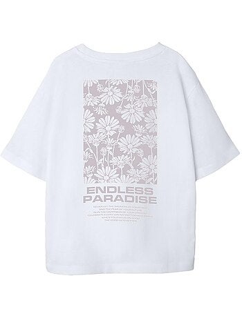 Name it agmar wit t-shirt voor meisjes