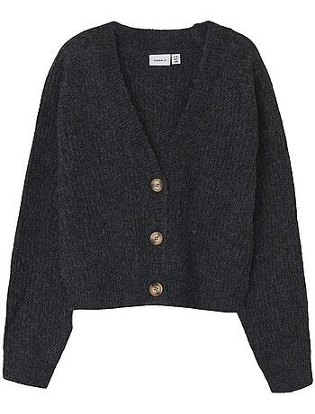 Name it fholly meisjes gilet grijs