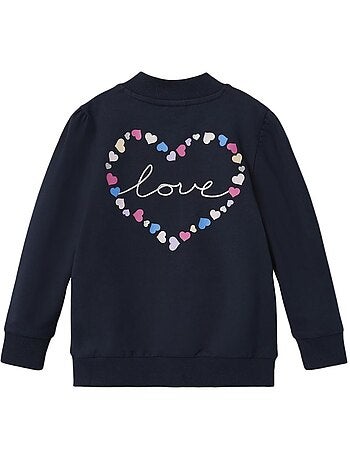Name it fladine jongens vest met rits - marineblauw