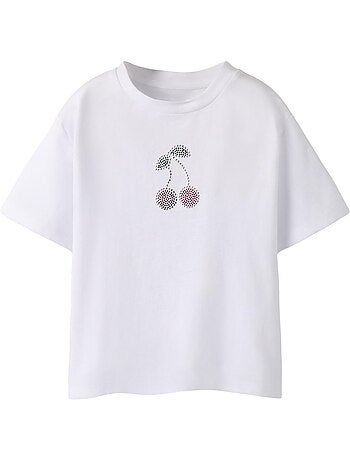 Name it flanica wit t-shirt voor meisjes