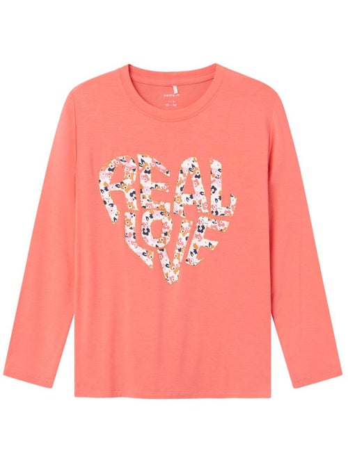 Name It Fnjafa Oranje T-shirt met Lange Mouwen voor Meisjes - Kiabi Name It Fnjafa Oranje T-shirt met Lange Mouwen voor Meisjes - Kiabi