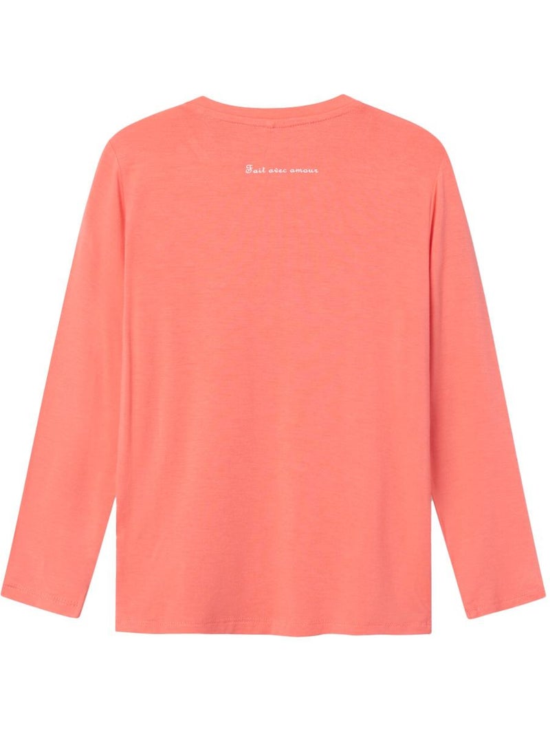 Name It Fnjafa Oranje T-shirt met Lange Mouwen voor Meisjes Oranje - Kiabi