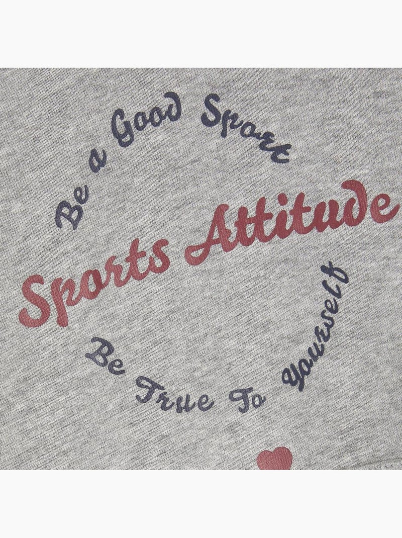 Name It Fobirte Meisjes Sweatshirt Grijs Zilvergrijs - Kiabi