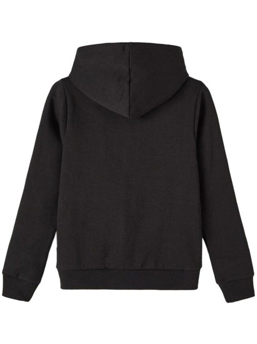Name It Folise Zwarte Hoodie met Rits voor Meisjes - Kiabi Name It Folise Zwarte Hoodie met Rits voor Meisjes - Kiabi