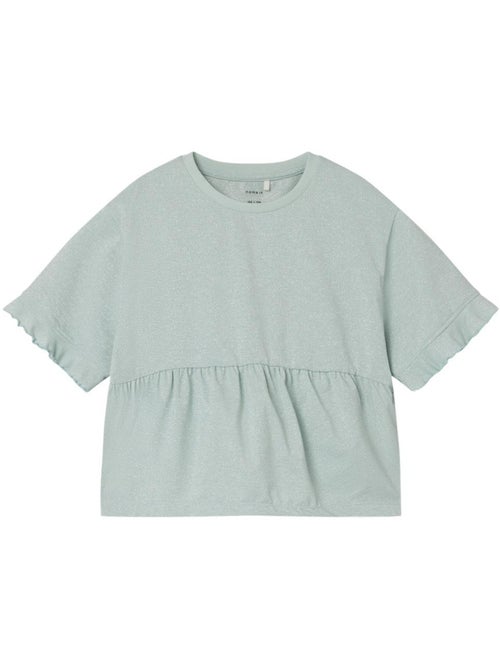 Name It Friana Meisjesblouse Blauw/Groen - Kiabi Name It Friana Meisjesblouse Blauw/Groen - Kiabi