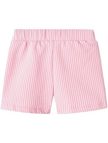 Name it fris meisjes rokje wit/roze