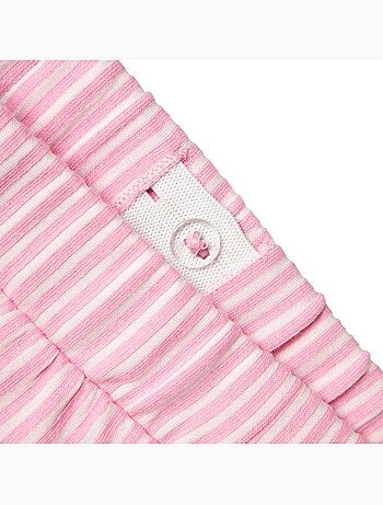 Name it fris meisjes rokje wit/roze