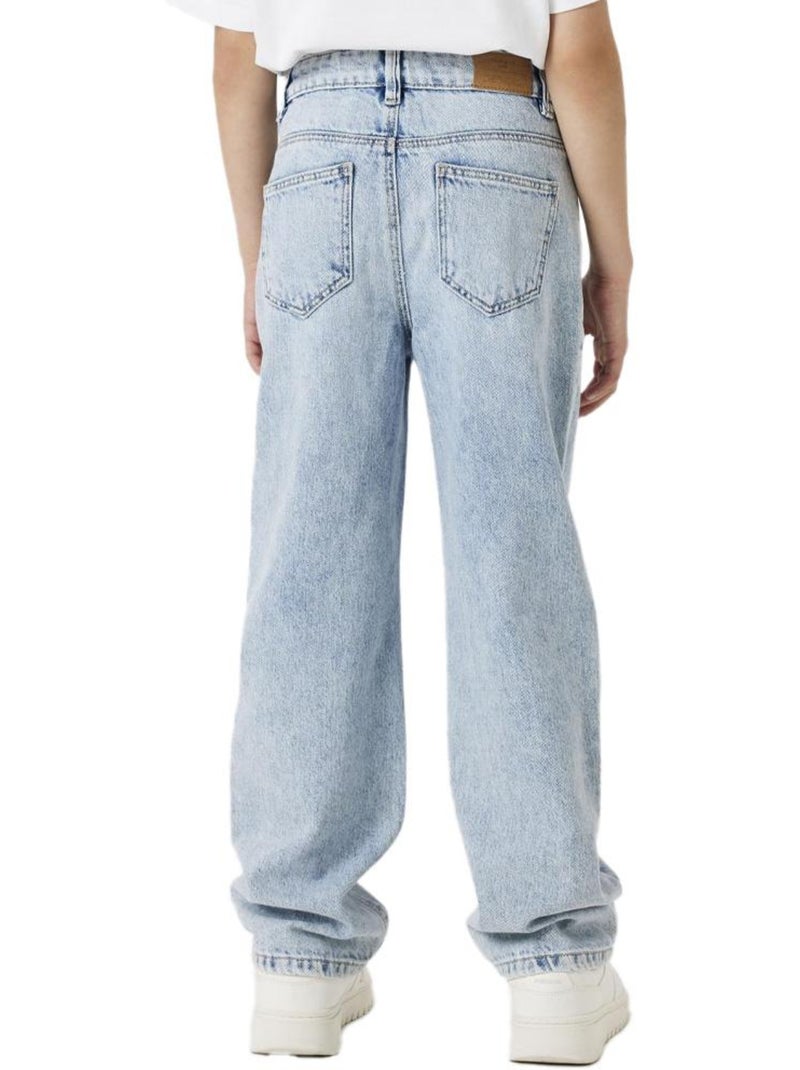 Name It Frose Loose Fit Jeans voor Meisjes - Blauw Lichtblauw - Kiabi