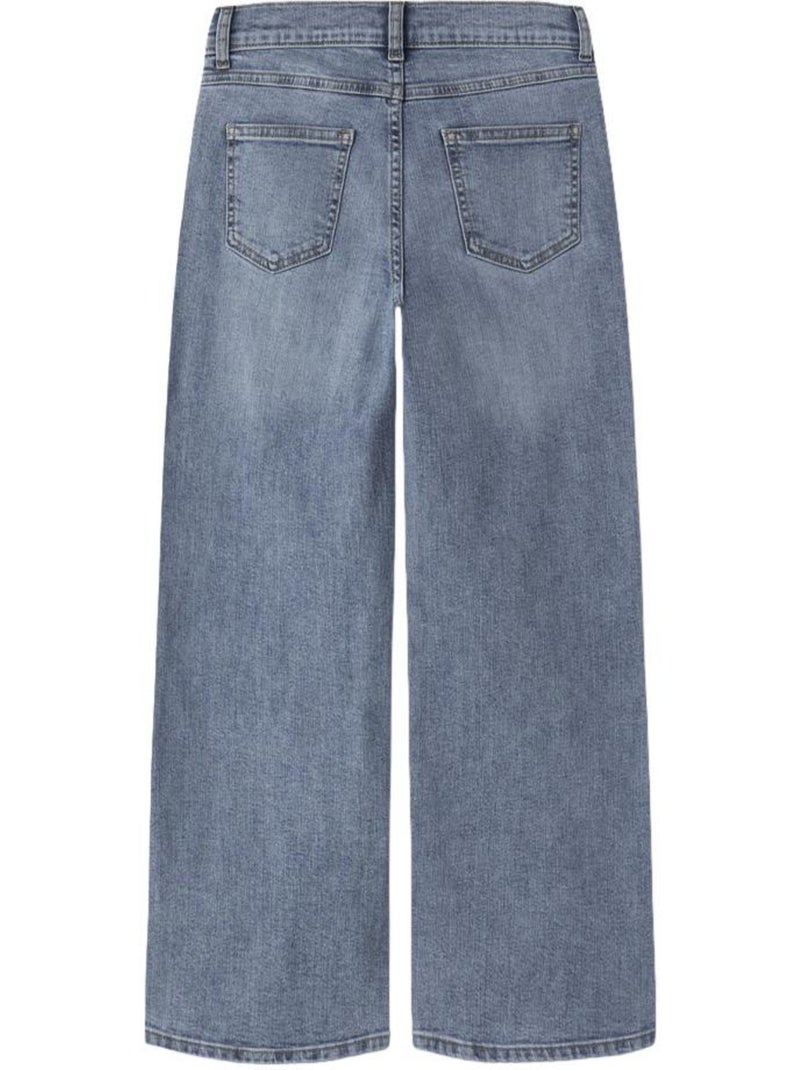 Name it frose wide jeans voor meisjes - blauw Blauw - Kiabi