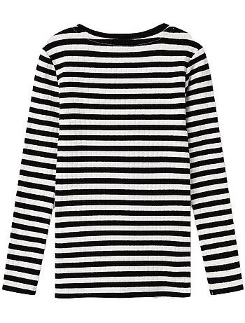 Name it fsuraja t-shirt met lange mouwen voor meisjes - groen/wit