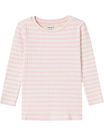 Name it fsuraja t-shirt met lange mouwen voor meisjes - groen/wit