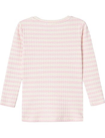 Name it fsuraja t-shirt met lange mouwen voor meisjes - groen/wit