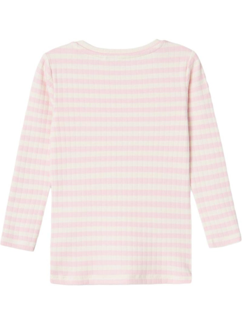 Name it fsuraja t-shirt met lange mouwen voor meisjes, roze/wit Wit - Kiabi