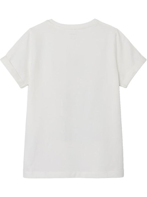 Name It Jax Wednesday T-shirt Wit voor Meisjes - Kiabi Name It Jax Wednesday T-shirt Wit voor Meisjes - Kiabi
