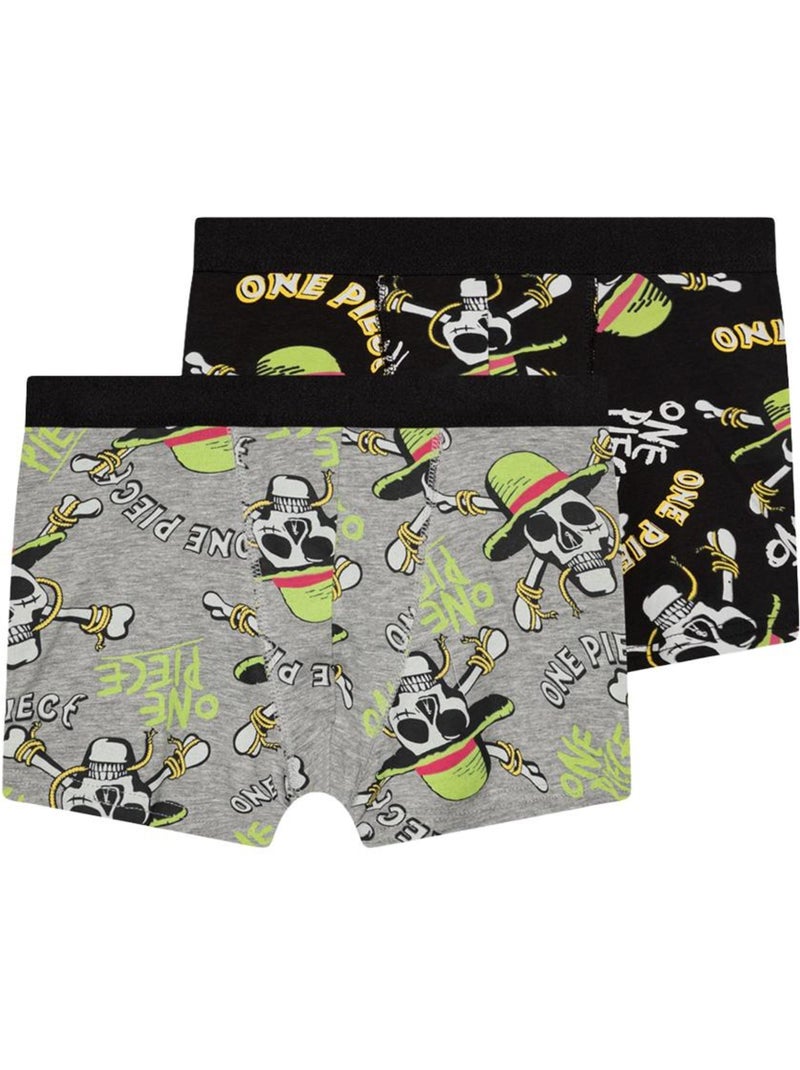 Name It Jeff Jongens Boxershorts Zwart/Grijs Zwart - Kiabi