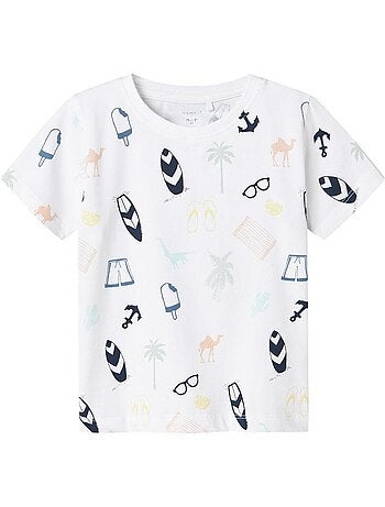 Name it jer wit t-shirt voor jongens