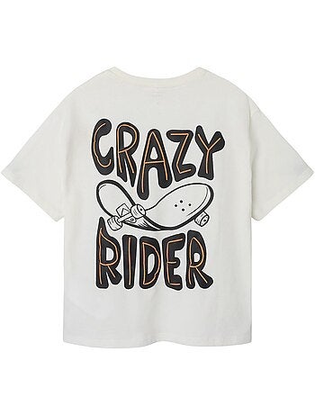 Name it jongens t-shirt wit loose fit