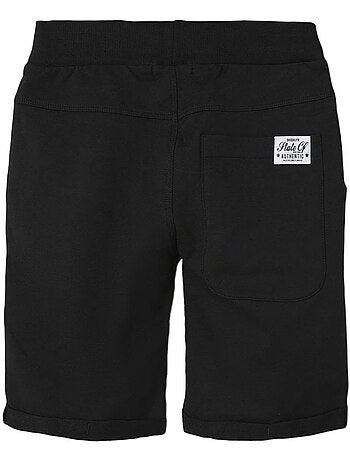Name it jongensshort zwart vermo