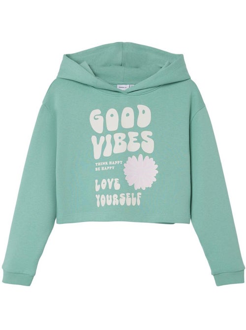 Name It Juka Groene Meisjes Sweatshirt - Kiabi Name It Juka Groene Meisjes Sweatshirt - Kiabi